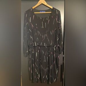 Apt. 9 - Black Dress with Scoop Neck